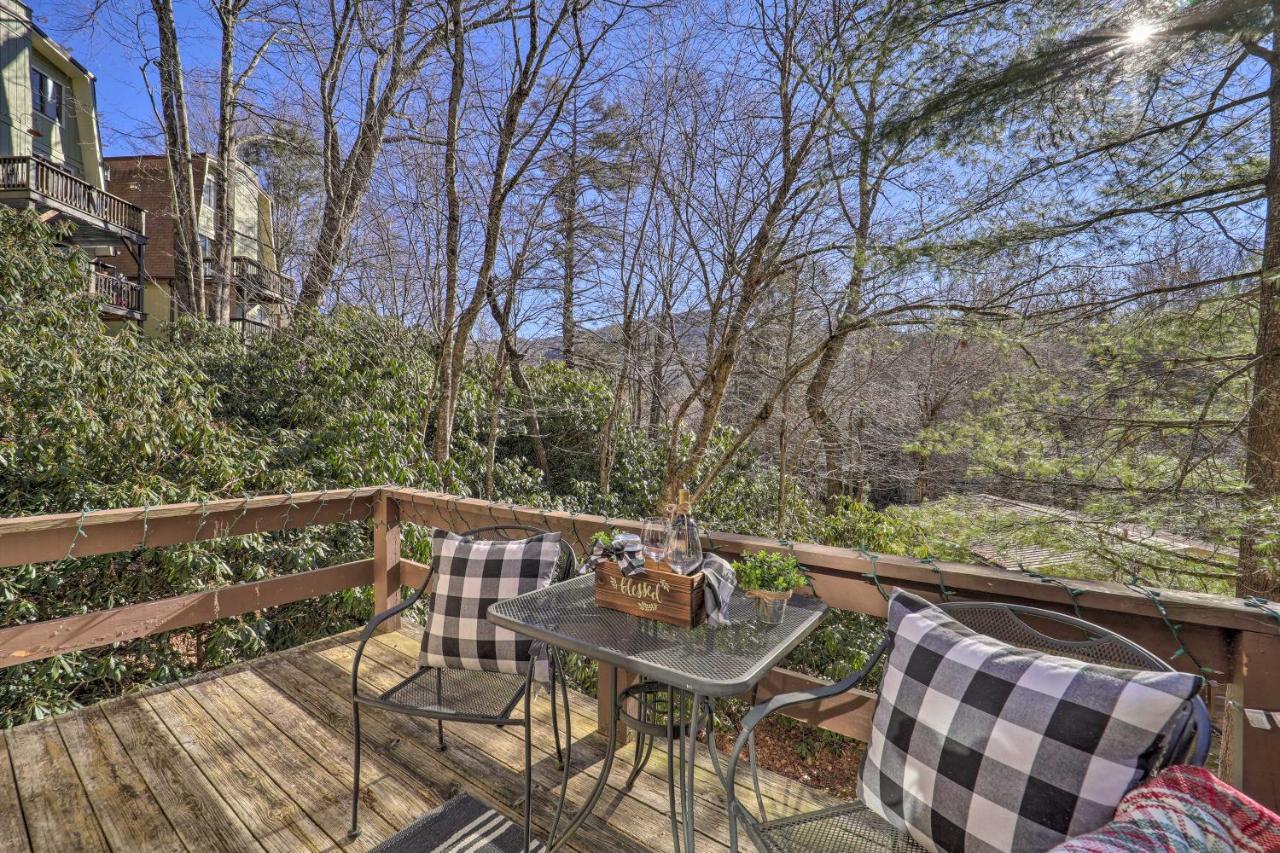 Banner Elk Mountain Retreat With Deck And Fireplace Exterior foto